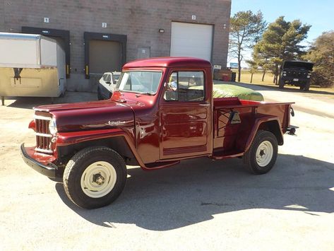 1961 Willys Jeep Pickup L62 *Absolutely fresh, end of restoration,... - Hemmings.com Jeep Pickup For Sale, Overland Pickup, Jeep Art, Jeep Pickup Truck, Classic Jeeps, Vintage Jeep, Old Jeep, Pickups For Sale, Old Pickup