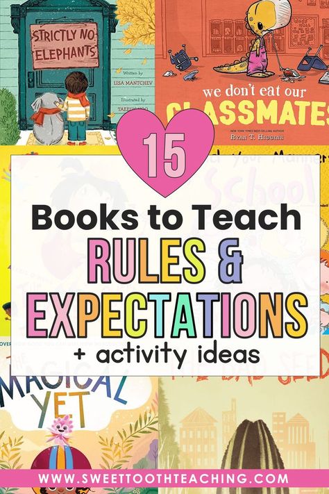 Rules For 1st Grade Classroom, First Day Of School Book And Activity, Books For The First Week Of School, First Week Grade 1 Activities, Back To School Books 1st Grade, Read Aloud Expectations Anchor Chart, 1st Grade Books To Read Aloud, Beginning Of The Year Read Alouds, First Week Of School Books Preschool