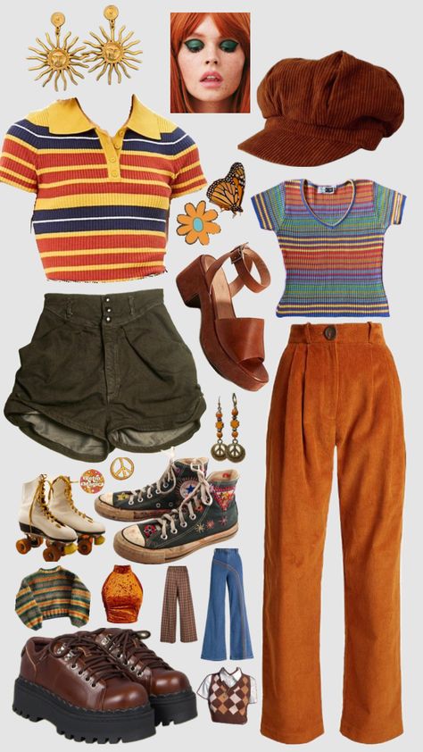 #morernized70s #70s #modernized #retro 70s Modern Fashion, 70s Inspired Outfits, 70s Outfits, 1 Aesthetic, The 2000s, 70s Inspired, Aesthetic Outfit, Cool Clothes, Modern Fashion