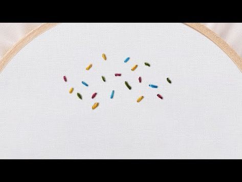 Embroidery 101: How to Embroider a Seed Stitch - YouTube Seeding Stitch, Stain Stitch, Embroidery 101, Stitches Embroidery, Seed Stitch, Embroidery Supplies, Sewing Inspiration, Seeds, Stain