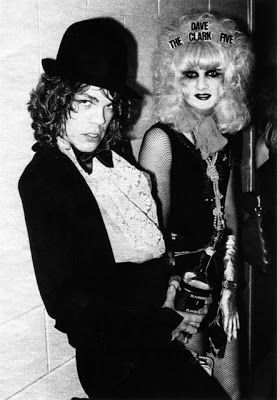 David Johanson and Wayne/Jayne County Jayne County, David Johansen, The Dave Clark Five, Johnny Thunders, Wayne County, Emo Dresses, Rocker Style, I'm With The Band, Rocker Chic