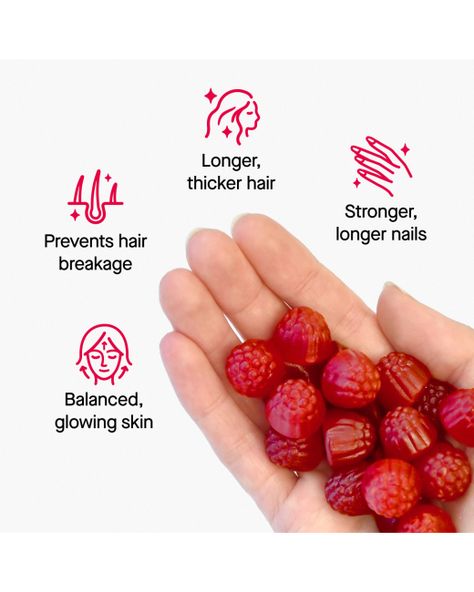 Hair Growth Gummies, Hair Gummies, Stimulate Hair Follicles, Scalp Serum, Nail Growth, Vitamins For Skin, Hair Vitamins, Healthy Scalp, Improve Skin Elasticity