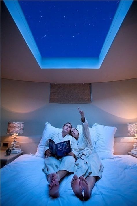 Look At The Sky, Awesome Bedrooms, Clever Design, Architecture Project, Starry Sky, Home Look, Good Night Sleep, Indore, Architecture House