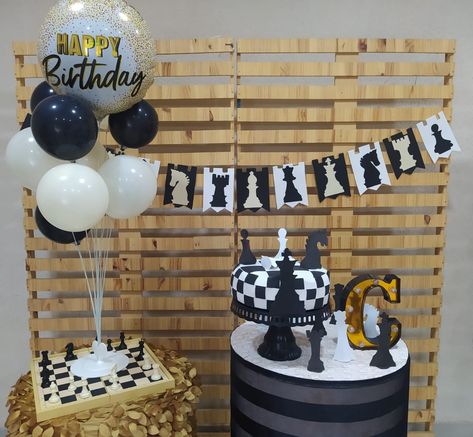 Chess Theme Birthday Decoration, Chess Theme Birthday Party, Chess Decorations Party, Chess Party Decorations, Chess Themed Birthday Party Ideas, Chess Party Theme, Chess Themed Party Decorations, Chess Themed Party, Chess Birthday Party Ideas