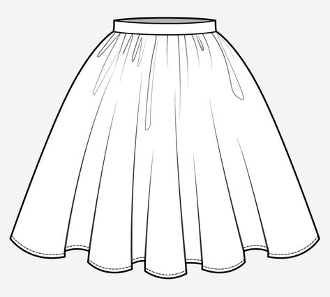 flared skirt, flared skirt template, flared skirt vector, flared skirt mockup, flared skirt sketch, flared skirt drawing, flared skirt illustration, flared skirt flat sketch, flared skirt technical drawing, flare skirt, flare skirt sketch, skirt, flared skirt design, skirt template, skirt flat sketch, skirt vector, skirt mockup Fashion Flat Sketches Technical Drawings, Technical Drawing Skirt, Skirt Flat Drawing, Flat Drawing Fashion, Skirt Technical Drawing, Skirt Flat Sketch, Skirt Sketch, Fit Portfolio, Technical Flats