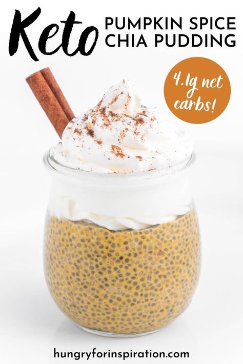 Keto Chia Seed Recipes, Flax Pudding, Pumpkin Chia Pudding, Chia Pudding Recipes Healthy, Keto Pudding, Keto Chia Pudding, Chia Recipe, Desserts Keto, Pumpkin Pudding