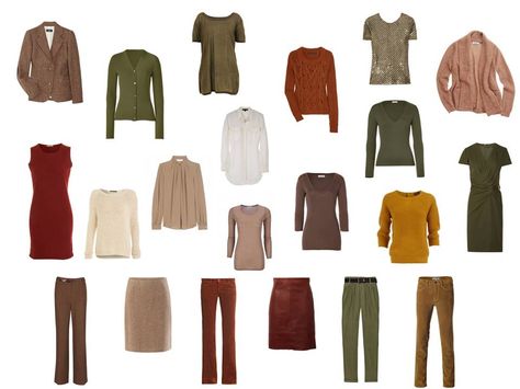 The Vivienne Files: A warm brown, green and rust capsule wardrobe based on a painting by Klimt Balance Fashion, Autumn Deep, Minimalist Mom, The Vivienne Files, Vivienne Files, Mom Wardrobe, Autumn Color Palette, True Autumn, Fashion Capsule Wardrobe