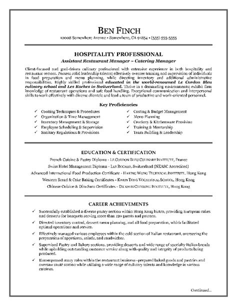 Hospitality-Resume-Writing Example-Page-1 Canadian Resume, Supervisor Resume, Sample Resume Format, Resume References, Resume Objective Examples, Resume Writing Tips, Resume Objective, Resume Sample, Resume Skills