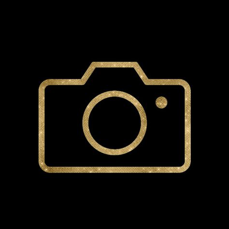 Black And Gold Icons For Apps, Gold App Icons Aesthetic, Black And Gold Icons, Gold Aesthetic App Icons, Black And Gold App Icons, Black Asthetics, Gold App Icons, Camera App Icon, Gold Icons