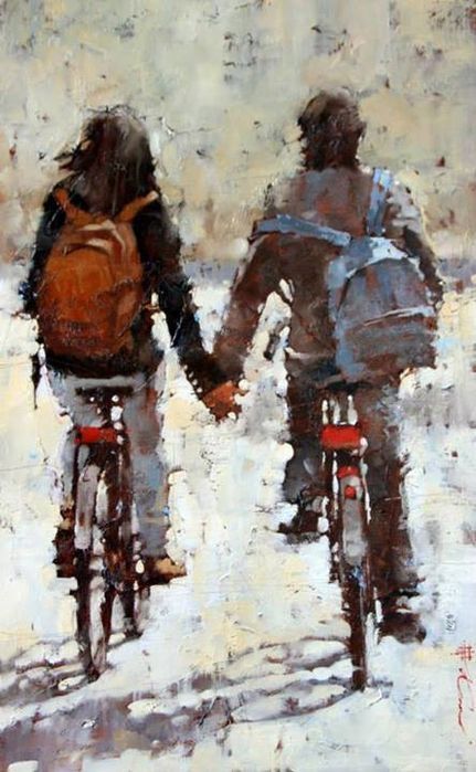 Andre Kohn Andre Kohn Art, Andre Kohn, Love Oil, Couple Painting, Art Of Love, Romance Art, Cute Couple Art, Art Instructions, Home Decor Paintings