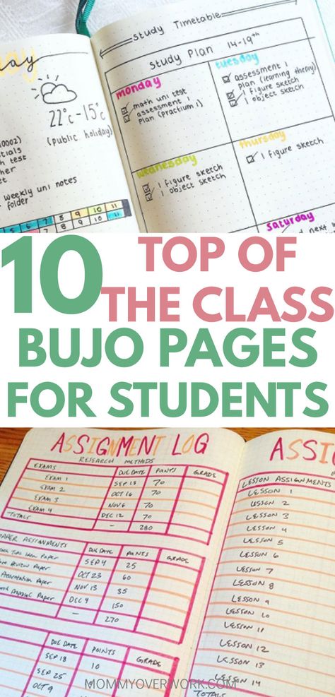 A quick lesson on keeping a BULLET JOURNAL FOR SCHOOL. Example spreads and logs for your bujo planner including a study and grades tracker, class schedule timetable and semester overview calendar, essay plan, exam / assignments log, and lecture note taking for inspiration. Whether you’re a parent tracking your kids’ schedule, or you’re in high school or college / university, these layout ideas can help guide your organization for school #bujocommunity #bujoinspiration #bujolove #bujojunkies Bujo Assignment Tracker, Plan Exam, Organization For School, School Organization Highschool, Semester Overview, Schedule Timetable, School Organization College, Grail Diary, Bujo Pages