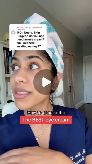 Dr. Neera Nathan on Instagram: "Replying to @Victoria Lawrence #greenscreenvideo #greenscreen How to pick the right eye cream product for your under eye concern, including pigmented dark circles, vascular dark circles, undereye wrinkles and dry eyelids. #undereyebags #darkcircles #fyp" Clear Under Eyes, Under Eye Dark Circles Cream, Dark Circles Under Eyes Cream, Undereye Wrinkles Remedy, How To Get Rid Of Hollow Under Eyes, Under Eye Cream For Dark Circles, Best Eye Cream For Dark Circles, Dark Circles Products, How To Get Rid Of Dark Circles Under Eye