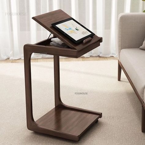 Side Table Decor, Furniture Design Wooden, Couch Table, Corner Table, Laptop Table, Small Side Table, Sofa Side Table, Modern Side Table, Desk Design