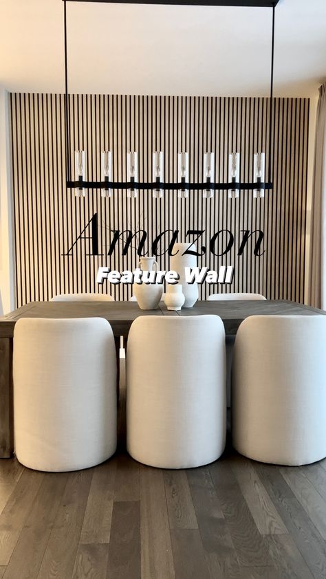 Wooden Slats Wallpaper - Color Wood A #founditonamazon Look Wallpaper, Wooden Slats, Better Homes, Better Homes And Gardens, Pharmacy Gifts, Smart Home, Apartment Decor, New Homes, Dining Room