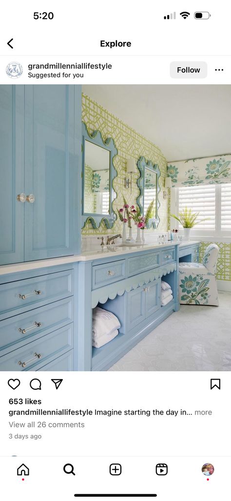 Girls Bathroom, Bathroom Inspiration Decor, Dream Bathrooms, Whimsical Decor, Bathroom Renos, Decor Accents, Beautiful Bathrooms, My New Room, Bathroom Makeover