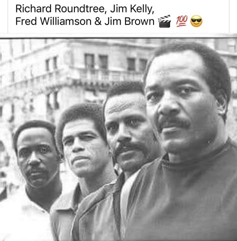 Fred Williamson, Richard Roundtree, Jim Kelly, African American History Facts, Jim Brown, Black Legends, Black Entertainment, Vintage Black Glamour, Black Actors