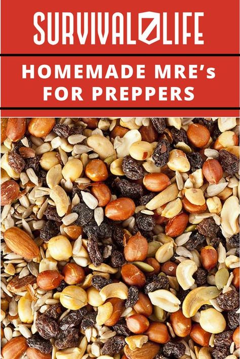 Check out Homemade MRE's for Preppers at https://survivallife.com/homemade-mres-for-preppers/ Homemade Mre, Mre Food, Meal Ready To Eat, Survival Ideas, Emergency Food Supply, Apocalypse Survival, Prepper Survival, Survival Life, Survival Food