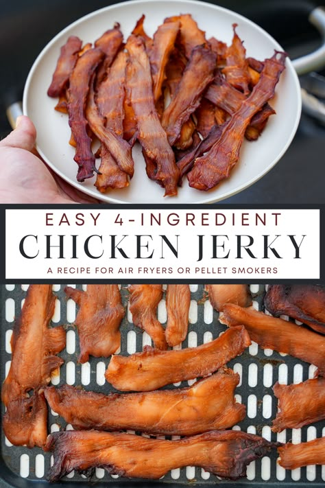 Air Fryer Chicken Jerky For Dogs, Healthy Jerky Recipes, Turkey Jerky Recipe Air Fryer, Chicken Jerky Recipes Air Fryer, Chicken Jerky Recipes Dehydrator, Air Fryer Jerky Recipes, Air Fryer Jerky, Chicken Jerky Recipes, Air Fryer Dehydrator Recipes