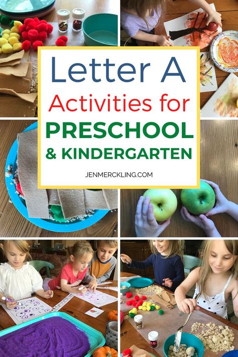 Letter A Activities, Letter X Crafts, A Activities, Letter Learning Activities, Kindergarten Letters, Preschool Units, Apple Activities, Activities For Preschool, Preschool Letters