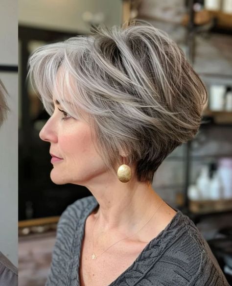 Ooops! This title is getting long. Try trimming it down. Long Pixie Back View, Short Grey Hair Styles For Women, Short Hair For Over 60 Older Women, Thinning Hair Haircuts, Short Hairstyle Women Over 60, Short Hairstyles For Women Over 60, Short Grey Hair Over 60, Over 60 Short Hairstyles, Short Hair For Older Women