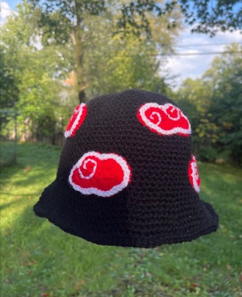 Demon Slayer Crochet Bucket Hat, Naruto Crochet Hat, Anime Inspired Crochet Clothes, Anime Market, Crochet Stitches Guide, Beginner Crochet Tutorial, Quick Crochet Patterns, Tapestry Crochet Patterns, Crochet Clothing And Accessories