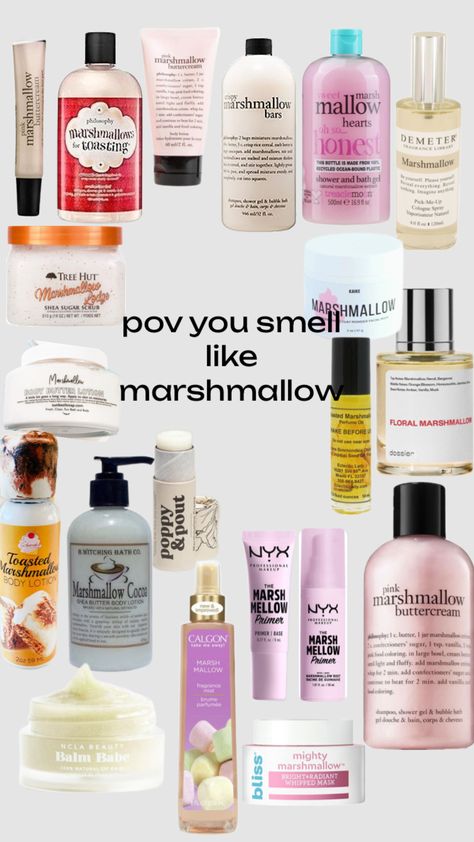 Mallow Bars, Toasting Marshmallows, Pink Marshmallows, Bath And Body Works Perfume, Pretty Skin Care, Pretty Skin, Sweet Fragrances, Signature Scent, Perfume Collection