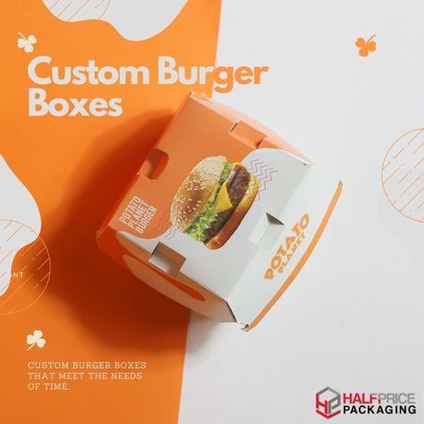 Get Custom Burger Boxes with 𝗙𝗿𝗲𝗲 𝗦𝗵𝗶𝗽𝗽𝗶𝗻𝗴, 𝗙𝗿𝗲𝗲 𝗗𝗲𝘀𝗶𝗴𝗻 𝗦𝘂𝗽𝗽𝗼𝗿𝘁 and 𝗙𝗿𝗲𝗲 𝗦𝗮𝗺𝗽𝗹𝗶𝗻𝗴. We provide personalized burger boxes & custom printed burger Boxes at low Price. #burgerboxes #customburgerboxes #burgerbox #packaging #packagingideas #packagingdesign #custompackaging #printing #customizeburgerboxes #customboxes #custommade #burgerboxpackaging #burgerboxdesigninsipartion #halfpricepackaging Burger Package Design, Burger Box Packaging Design, Burger Box Design, Burger Packaging Design, Burger Box Packaging, Burger Packaging, Hamburger Box, Burger Box, Box Packaging Design