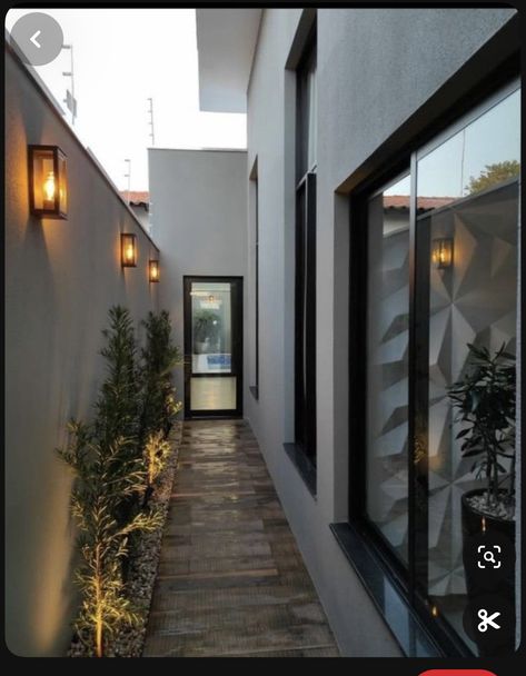 Modern Patio Design, Courtyard Design, Art Deco Interior Design, Casa Country, Patio Garden Design, Minimal House Design, Bedroom Window, Home Garden Design, Casa Exterior