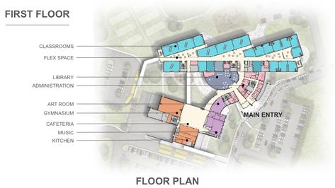 2016—Sadie Harris Woodard Elementary School | Texas School Architecture School Plan Design Architecture, Sustainable School Projects, Primary School Plan Architecture Concept, Architecture Elementary School, Primary School Plan Architecture, Modular School Architecture, Nursery School Architecture, Elementary Schools Architecture, School Architecture Plan