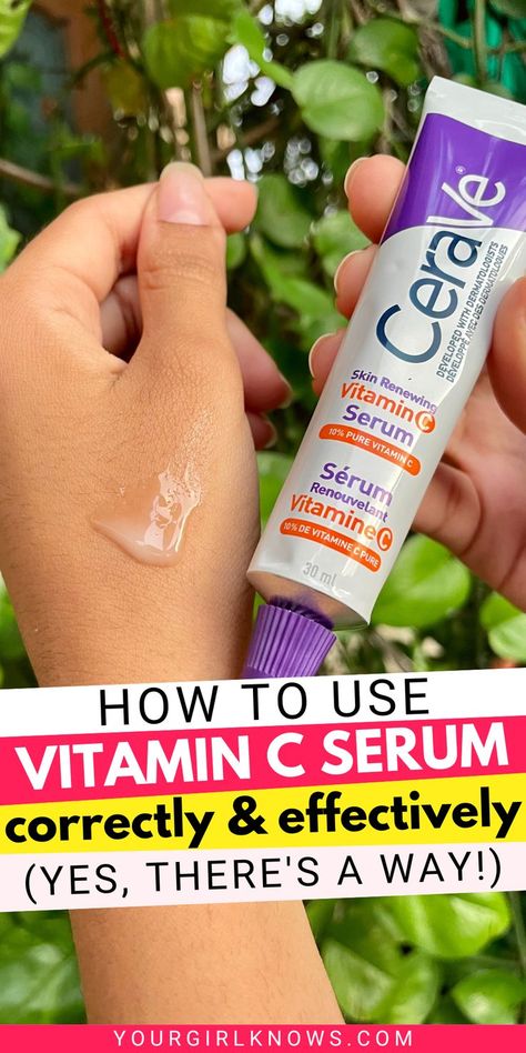 Looking for a way to get that youthful glow back? Start using vitamin c serum! This miracle ingredient can help improve skin tone and texture, while also fighting the signs of aging. Here's how to use it correctly so you can see results fast. Cerave Vitamin C Serum, Vitamin C Serum Benefits, Serum Benefits, Best Vitamin C Serum, Vitamin C Benefits, Severe Acne, Clear Skin Tips, Vitamins For Skin, Peeling Skin