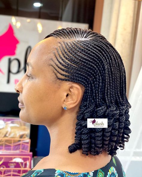 Cornrow Hairstyle, Latest Hair Braids, Bob Braids Hairstyles, Short Box Braids Hairstyles, Classy Hairstyles, Short Box Braids, African Hair Braiding Styles, Afrikaanse Mode, Box Braids Hairstyles For Black Women