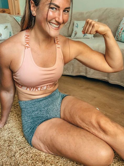 Meet Hayley Madigan, the body positive fitness influencer showing that even the fittest, strongest bodies have cellulite too Body Positive Exercise, Body Positive Influencers, Hayley Madigan Fitness, Real Body Shapes Aesthetic, Real Bodies Outfits, Size 4 Body Image, Size 8 Women Body Image, Real Body Shapes, Size 6 Body Image