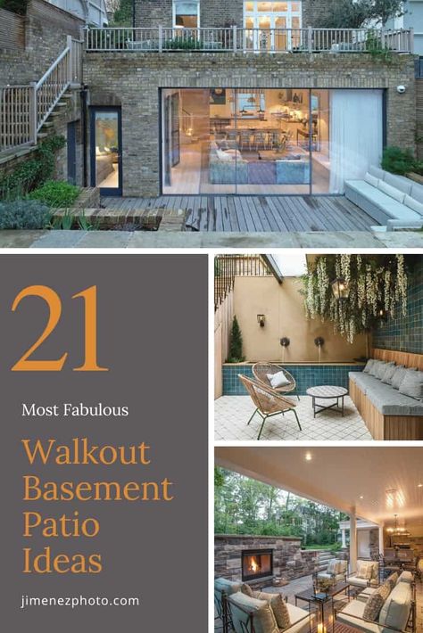 Walkout Basement Patio Ideas Under Decks, Walk Out Basement Patio Under Deck, Walkout Basement Patio Ideas, Basement Patio Ideas, Walkout Basement Patio, Walkout Basement Ideas, Basement Addition, Basement Patio, Patio Under Decks