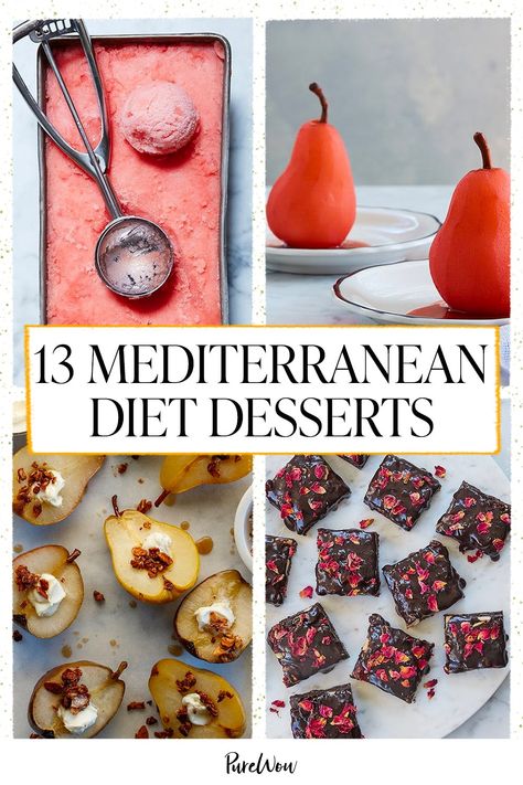 Sweets On Mediterranean Diet, Healthy Mediterranean Diet Desserts, Mediterranean Baking Recipes, Medditeranean Diet Dessert Recipes, Mediterranean Diet Dessert Recipes Healthy, Mediterranean Diet Sweet Treats, Mediterranean Diet Sweet Snacks, Mediterranean Diet Thanksgiving, Sweet Tooth On A Diet