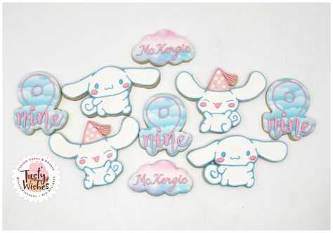 Birthday Cinnamoroll Cookies 🎉🥳 Custom cookies, any design, any theme 📲 Contact us, send us DM or text📲 . #tampabay #tampacakes #customcakes #tampagifts #brooksvillefl #wesleychapelcakes #landolakesfl #tampacupcakes #cakestampa #cupcakeshop #cupcakestampa #brooksvillecakes #latinosentampabay #homemadewithlove #tastywishes4u #customcookies #tampaparties #tampacookies #hillsborougcounty #wesleychapelfl #downtowntampa #customcupcakestampabay #tampafood #tampacake #tampadessert #dadecityfl #moml... Birthday Cinnamoroll, Cinnamoroll Cookies, Cinnamoroll Party, Wesley Chapel Florida, Birthday Sugar Cookies, Cupcake Shops, Custom Cupcakes, 13th Birthday, Custom Cookies