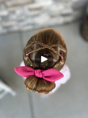 Bun Hairstyles For Ballet, Girls Bun Hairstyles Kids, Hairstyle For School, Cute Bun, Cute Bun Hairstyles, Easy Toddler Hairstyles, Olive Hair, Toddler Hairstyles, Cute Buns