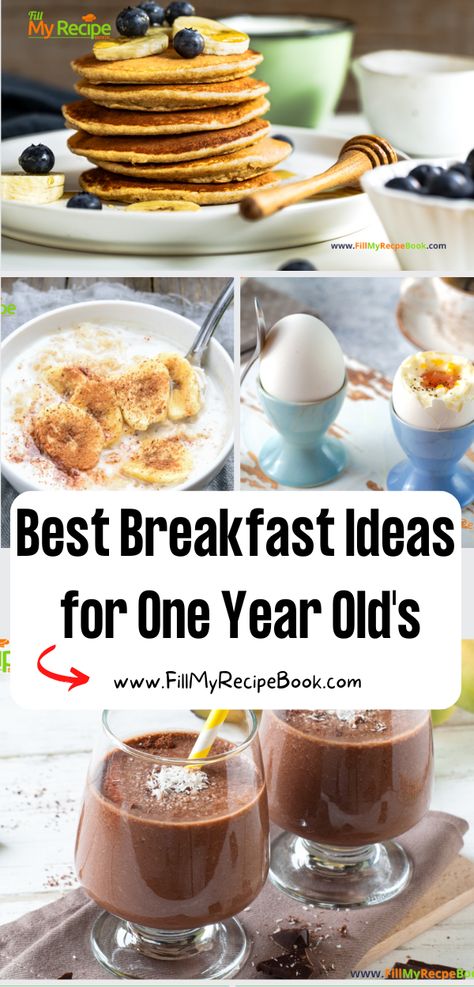 Best Breakfast Ideas for One Year Old’s recipes. Healthy homemade food for toddlers they will love, simple and such easy meals for kids. Breakfast Ideas For One, Crepes Recipe Breakfast, Best Breakfast Ideas, Food For Toddlers, Oat Pancake Recipe, Easy Scrambled Eggs, Breakfast Kids, Easy Homemade Pancakes, Hawaiian Chicken Recipes