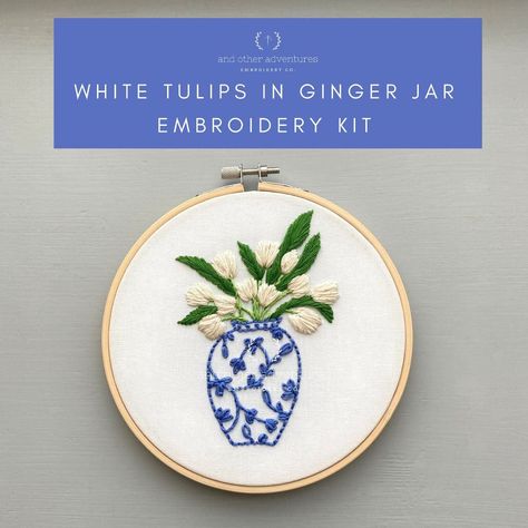 Cross Stitch Patterns Jar Embroidery, Spring Embroidery, Cross Embroidery Designs, Invisible String, Simple Hand Embroidery Patterns, Hand Embroidery Kits, Diy Embroidery Designs, Dmc Embroidery, Stitch Guide