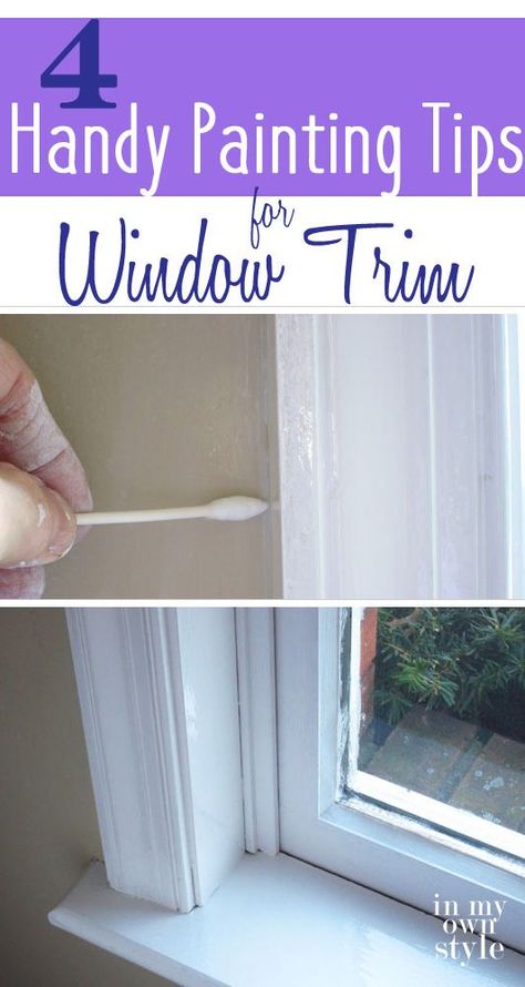 DIY Window Trim Update: Indispensable Tips for Painting Window Trim that will make the process as simple as possible. Painting Window Trim, Trim Update, Diy Window Trim, Painting Tricks, Painting Trim White, Interior Window Trim, Tips For Painting, Interior Windows, Diy Window