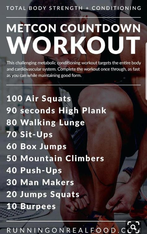 Metabolic Conditioning Workout, Countdown Workout, Wods Crossfit, Crossfit Workouts Wod, Crossfit Workouts At Home, Metabolic Conditioning, Wod Workout, Conditioning Workouts, Box Jumps