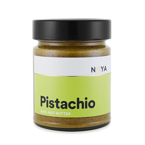 Pistachio Packaging Design, Nut Butter Packaging, Praline Packaging, Pistachio Nut, Wholesome Living, Pistachio Butter, Satay Sauce, Jar Packaging, Hazelnut Butter