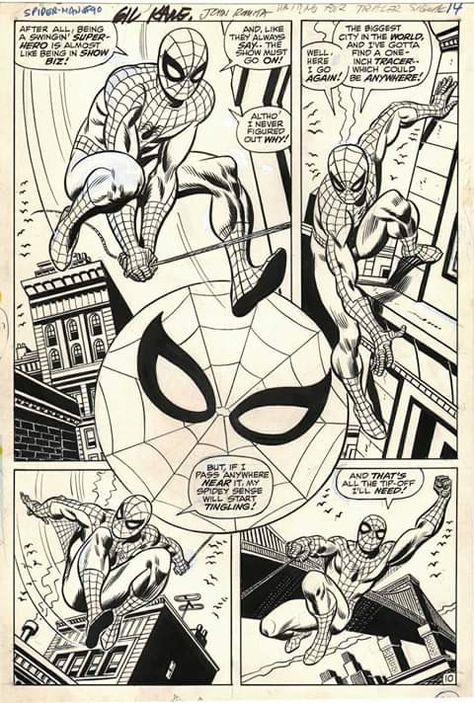 Original Spiderman, Comic Coloring, Spiderman Comic Books, Spiderman Poster, Marvel Comics Vintage, Spiderman Theme, Black And White Comics, Famous Comics, Spiderman Artwork