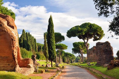 https://flic.kr/p/oGSHFg | Via Appia Antica | Via Appia Antica ( Appian Way) is a refreshing outing after time spent in the city of Rome. Appian Way, Rome Attractions, Via Appia, Italian Landscape, Scenery Photography, Italian Garden, Rome Travel, Architectural Inspiration, Travel Memories