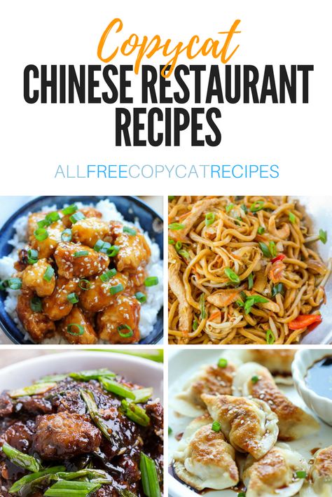 35 Copycat Chinese Restaurant Recipes | These recipes for Chinese food are just what you've been craving, from chicken fried rice to orange chicken! Restaurant Meals, Homemade Chinese Food, Best Chinese Food, Chinese Cooking Recipes, Easy Chinese Recipes, Copykat Recipes, Restaurant Dishes, Copycat Restaurant Recipes, Easy Chinese