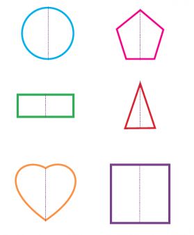 Symmetrical Shapes Design, Carroll Diagram, Symmetry Math, Line Of Symmetry, Symmetry Activities, Symmetry Worksheets, Symmetrical Shapes, Science Wall, Fun Worksheets For Kids