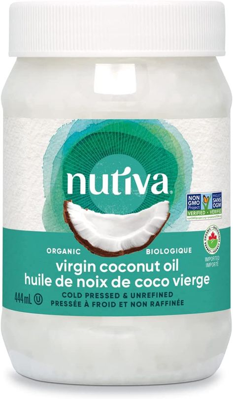 Cold-Pressed, Natural Hair Oil, Skin Oil, Massage Oil and Fresh Flavor for Cooking Oil, Non-GMO, USDA Organic, Unrefined. Nutiva Coconut Oil, Refined Coconut Oil, Whole 30 Approved, Organic Virgin Coconut Oil, Extra Virgin Coconut Oil, Natural Hair Oils, Nourishing Foods, Cooking Oils, Virgin Coconut Oil