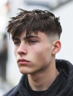 #fashion, #style, #haircare, #beauty Cute Male Haircuts Straight Hair, Mens Haircut Short On Sides Long On Top, Haircuts For Thick Straight Hair Men, Fringe Fade Haircut Men, Men’s Haircuts Straight Hair, Boy Hair Color Ideas, Haircut For Men With Straight Hair, Emo Haircuts For Guys, Haircuts For Straight Hair Boys