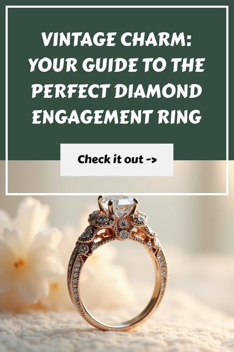 Explore our comprehensive guide to selecting the perfect vintage diamond engagement ring that fits every budget. Discover unique styles, timeless designs, and tips for finding the diamond that resonates with your love story. Whether you're drawn to Art Deco elegance or Victorian romance, there's a stunning ring waiting for you! Gothic Decor Bedroom, Vintage Diamond Engagement Ring, Victorian Romance, Vintage Inspired Rings, Pearl Engagement Ring, Rings Vintage, Diamond Engagement Rings Vintage, Engagement Ring Diamond Cut, Wedding Rings Unique