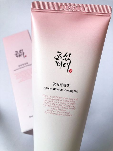 Beauty Of Joseon Peeling Gel, Physical Exfoliant, Prunus Mume, Summer Study, Popular Skin Care Products, Dream Makeup, Apricot Blossom, Beauty Of Joseon, Perfect Skin Care Routine