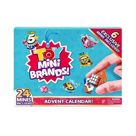 ​﻿​​﻿​﻿﻿Amazon.com : United Pacific Designs 7792: Zuru 5 Surprise Toy Mini Brands 24 Surprise Pack In Color Box : Toys & Games Dum Dums, Toy Advent Calendar, Toy Brands, Mini Toys, Mini Brands, Modern Packaging, Ultimate Christmas, Unboxing Experience, Doll Set